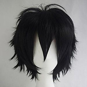 Unisex Women's Men's Short Fluffy Straight Hair Anime Cosplay Party Dress Synthetic Wig Lightinthebox