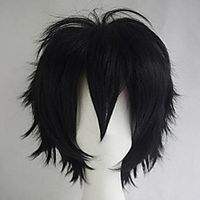 Unisex Women's Men's Short Fluffy Straight Hair Anime Cosplay Party Dress Synthetic Wig Lightinthebox - thumbnail