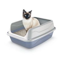 Georplast Sonic High Edge Cat Litter Tray Medium (Pack Of 2)