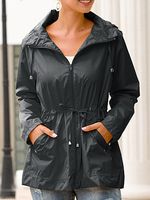 Autumn And Winter Waterproof And Windproof Hooded Jacket - thumbnail