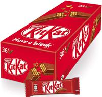 Nestle Kit Kat 2 Finger Milk Chocolate Wafer Bar 36 x 20.5gm