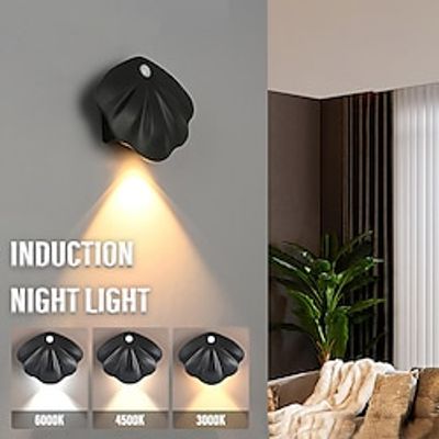 Shustar-LED Lntelligent Sensor Night Light Motion Sensor Wall Light 3 Modes Dimmable USB Charging Suitable for Bedroom Walkway Cabinet Lightinthebox