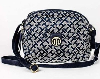 Tommy Hilfiger Canvas Womens Crossbody Black