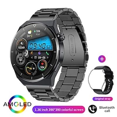 HK46 Smartwatch 1.36-inch Blood Oxygen Detection Bluetooth Call Music NFC Smartwatch miniinthebox HK46 Smartwatch 1.36-inch Blood Oxygen Detection Bluetooth Call Music NFC Smartwatch miniinthebox