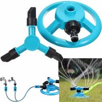 1/2 Inch Three Heads Rotation Sprinkler Garden Lawn Watering Irrigation Spraying Nozzle - thumbnail