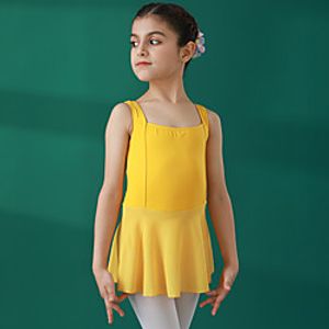 Ballet Dress Splicing Tulle Girls' Training Performance Sleeveless High Nylon Lightinthebox