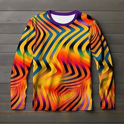 Carnival Boys 3D Graphic Tee Shirt Long Sleeve 3D Print Spring Fall Sports Fashion Streetwear Polyester Kids 3-12 Years Crew Neck Outdoor Casual Daily Regular Fit Lightinthebox
