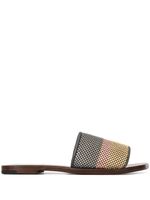 Madison.Maison 15mm striped sandals - GOLD