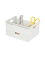 Litem Desk Organizer White 21.9 x 14.7 x 12.3 cm