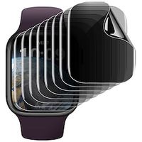 [8 Pack] Watch Screen Protector Compatible with Apple Watch Ultra 49mm Series 8 7 41mm 45mm Series 6 5 4 SE 40mm 44mm Series 3 2 1 38mm 42mm Bubble Free Soft Film TPU Soft Film Watch Accessories Lightinthebox - thumbnail