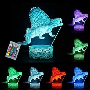 Giant Panda Bear 3D Illusion Lamps 16 Color Changing Touch Table Desk LED Night Light Great Gifts for Kids Lightinthebox