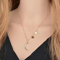 Necklace For Women's Party Evening Gift Birthday Party Alloy Moon Star Lightinthebox - thumbnail