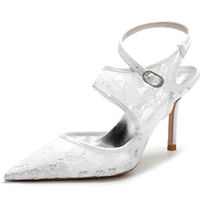 Women's Wedding Shoes Dress Shoes Wedding Party Daily Embroidered Wedding Heels Bridal Shoes Bridesmaid Shoes Lace Embroidery Stiletto Heel Pointed Toe Elegant Fashion Cute Lace Ankle Strap Black Lightinthebox