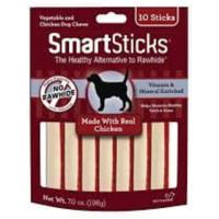 Smartbones Sticks Chicken 10 Pack Rawhide Free Chew Dog Treats