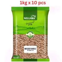 Nellara Masoor Whole 1Kg (Pack of 10)