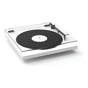 Tone Factory Turntable with Dustcover - White Satin