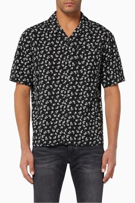 Palm Cotton Viscose Blend Shirt