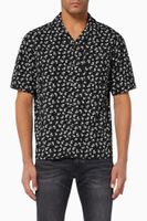 Palm Cotton Viscose Blend Shirt - thumbnail