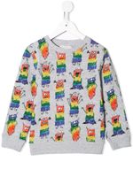 Stella McCartney Kids Rainbow Monsters tracksuit - Grey