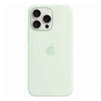 Apple iPhone 15 Pro Max Silicone Case with MagSafe - Soft Mint - thumbnail