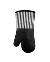Homesmiths Stripe Black Oven Mitt