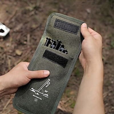 Outdoor Nail Storage Bag Camping Multifunctional Toolkit Portable Miscellaneous Bag Oxford Cloth Canopy Camping Nail Envelope Bag Lightinthebox
