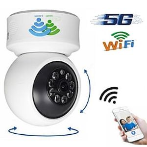 Full Color Night Vision Wireless Wifi Camera, 360° Rotate Auto Tracking Motion Detection IP Camera, Home Security PTZ Camera Surveillance Camera Smart Life miniinthebox