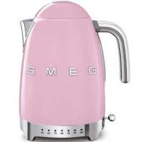 Smeg KLF04PKUK Variable Temperature Kettle 1.7 L, Pink