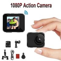 Mini Compact Action Camera FHD 1080P 40MP Waterproof Camera Wide Angle Sports Cam DV Video Recorder With Accessories Kit Suitable for Helmet Bicycle Lightinthebox - thumbnail