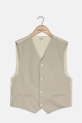 Big Boys Stretch Heather Suit Vest Birch Big Boys Stretch Heather Suit Vest Birch