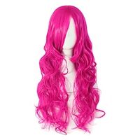 70 cm Long Pink Wave Cosplay Party Curly Wig Lightinthebox - thumbnail