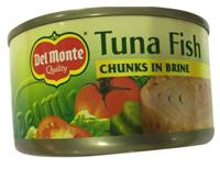 Del Monte Tuna Fish Chunk In Brin 3X185G