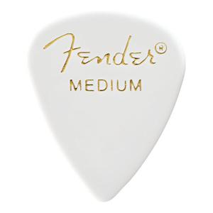 Fender 351 Guitar Picks White Medium (12 Pack)