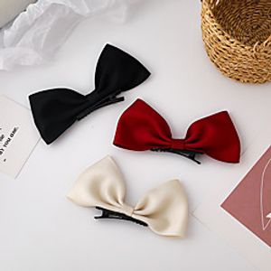 shen mengchen the same bow hairpin ins sweet girl heart wild headdress net red simple niche duckbill clip Lightinthebox