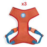 Zee Dog Gibson Adjustable Air Mesh Harness Medium (Pack of 3)