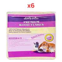 Emily Pets Wood Shaving - Lavender Scent 62L - 4Kg (Pack of 6)