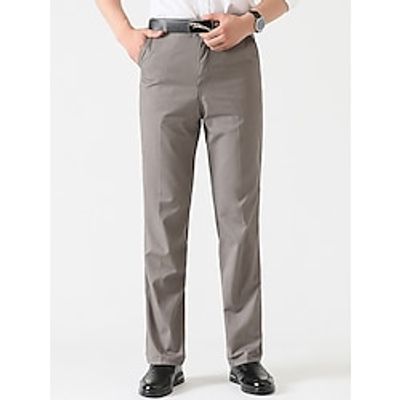 Men's Trousers Chinos Chino Pants Pocket Straight Leg Plain Comfort Breathable Outdoor Daily Going out 100% Cotton Fashion Casual Black Khaki Lightinthebox Men's Trousers Chinos Chino Pants Pocket Straight Leg Plain Comfort Breathable Outdoor Daily Going out 100% Cotton Fashion Casual Black Khaki Lightinthebox