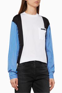 Color-Block Jersey Blouse Color-Block Jersey Blouse