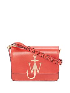 JW Anderson Anchor logo plaque crossbody - Red