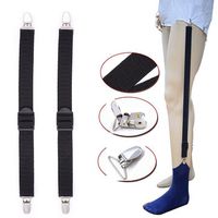 Mens Shirt Stays Holder Elastic Uniform Business Style Suspender Shirt Garter