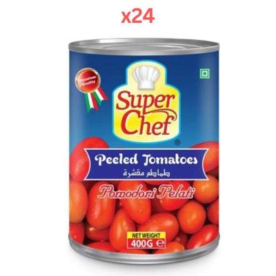 Super Chef Peeled Tomato 400Gm (Pack Of 24)