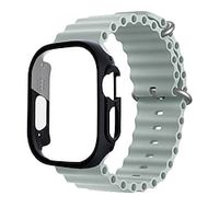 CaseOcean band for Apple watch Ultra 49mm 44mm 45mm 40mm 41mm 42mm 38mm 45 mm silicone bracelet iWatch series 7 6 3 se 8 strap Lightinthebox - thumbnail