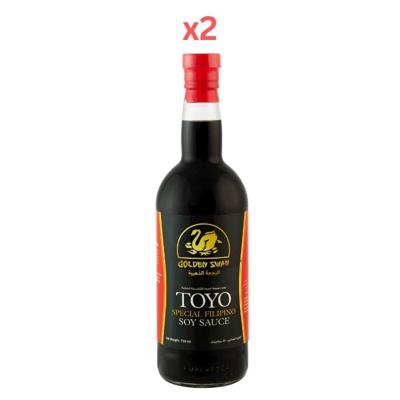 Golden Swan Soy Sauce Twin Pack Glass 750ml (Pack of 2)