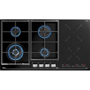 TEKA 90cm Gas on Glass & Induction Hob | 6 Cooking Zones | Direct Functions MultiSlider | ExactFlame Control (Gas) | Touch Control** |** Butane Gas...