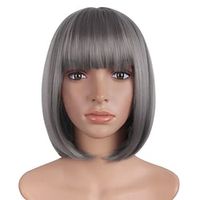 12 Inch30 cm Fashion Lovely Short Straight Air Bangs Fashion Girl Wig Lightinthebox - thumbnail