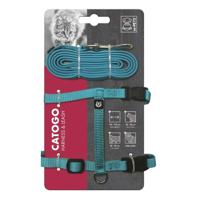 M-Pets Catogo Cat Harness & Leash Set Blue