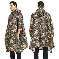 Women's Men's Rain Poncho Hiking Raincoat Waterproof Hiking Jacket Autumn  Fall Winter Spring Summer Outdoor Quick Dry Lightweight Breathable Sweat wicking Poncho Top Fishing Climbing Running Dead Lightinthebox - thumbnail