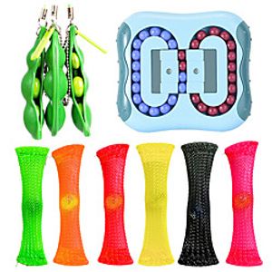 1 Set Fidget Toys Anti Stress Set Stretchy Strings toys for Adults Children Gift Pack Squishy Sensory Antistress Relief Figet 10 pcs Toy Lightinthebox