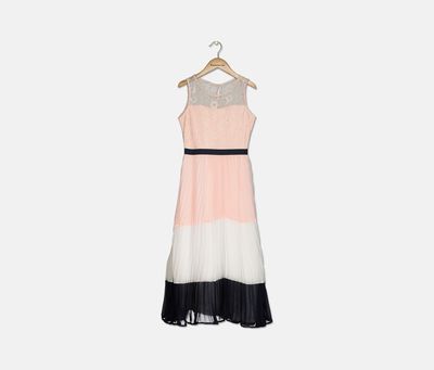 Big Girls Lace & Pleated Chiffon Maxi Dress Coastal Cool Big Girls Lace & Pleated Chiffon Maxi Dress Coastal Cool
