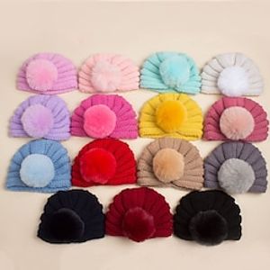 Baby Unisex Active / Sweet School / Outdoor Solid Color Cotton Hats  Caps Wine Red / Colorful / Meat powder One-Size miniinthebox